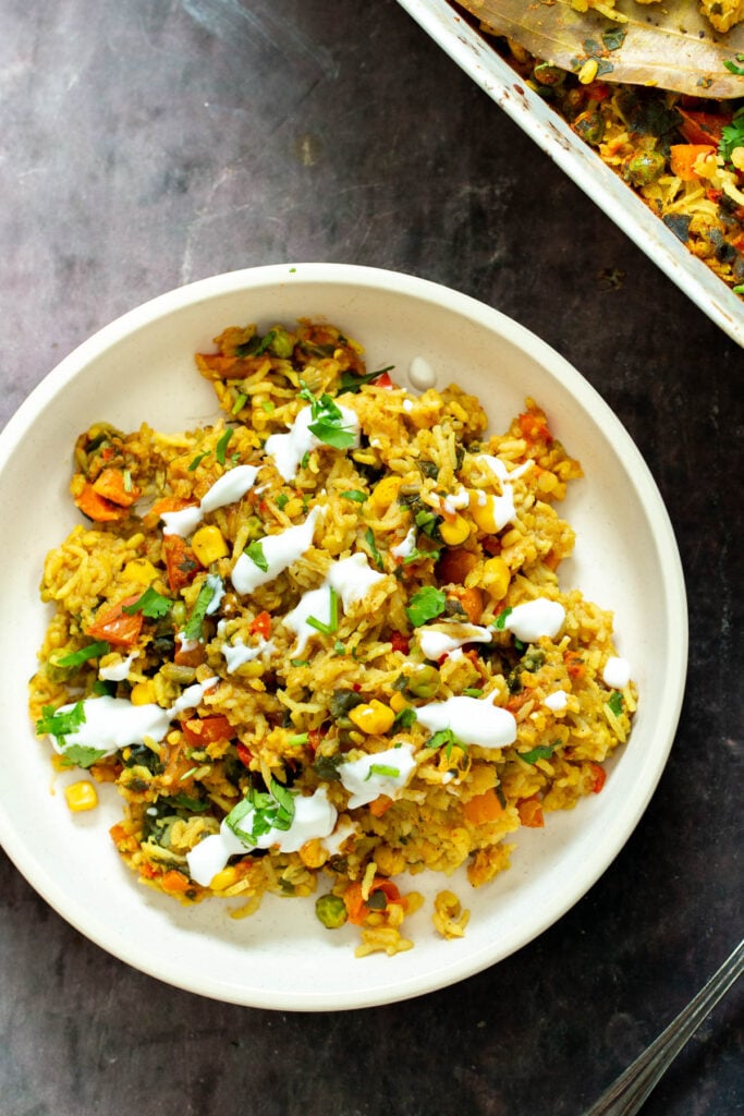 Baked Kitchari Casserole (Spiced Lentil Rice Casserole) Vegan Richa
