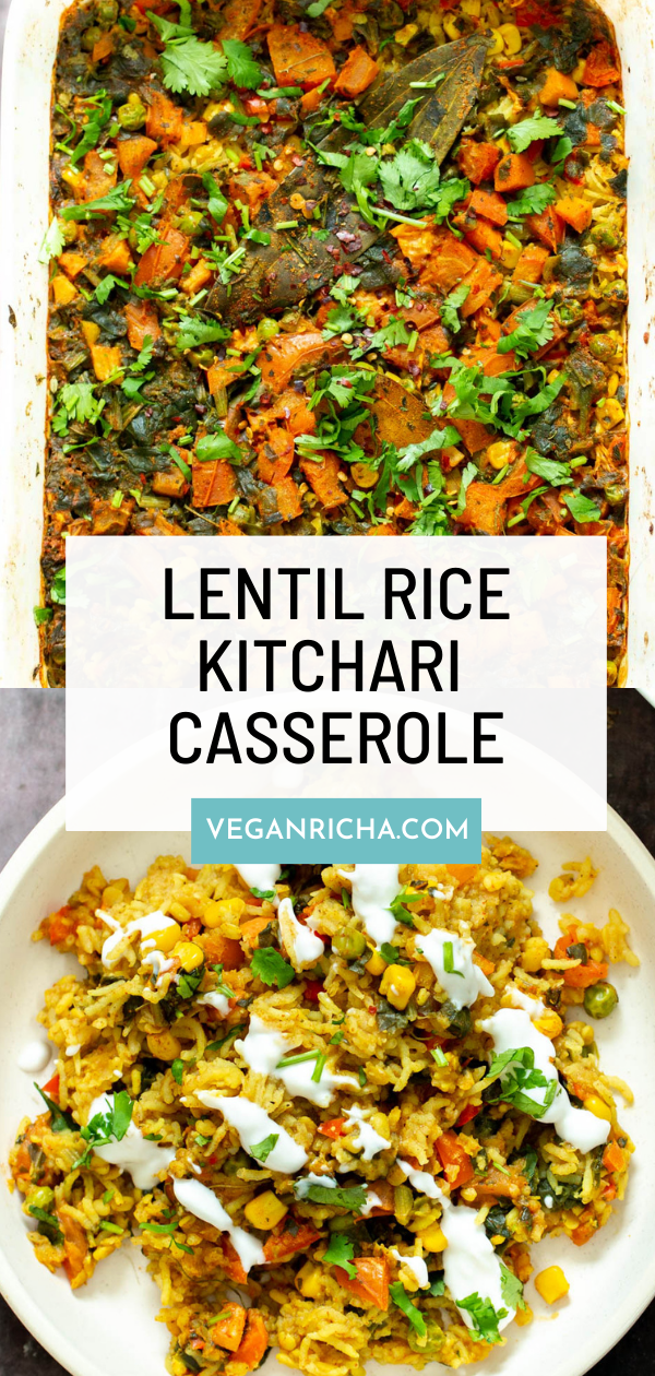 Baked Kitchari Casserole (Spiced Lentil Rice Casserole) Vegan Richa