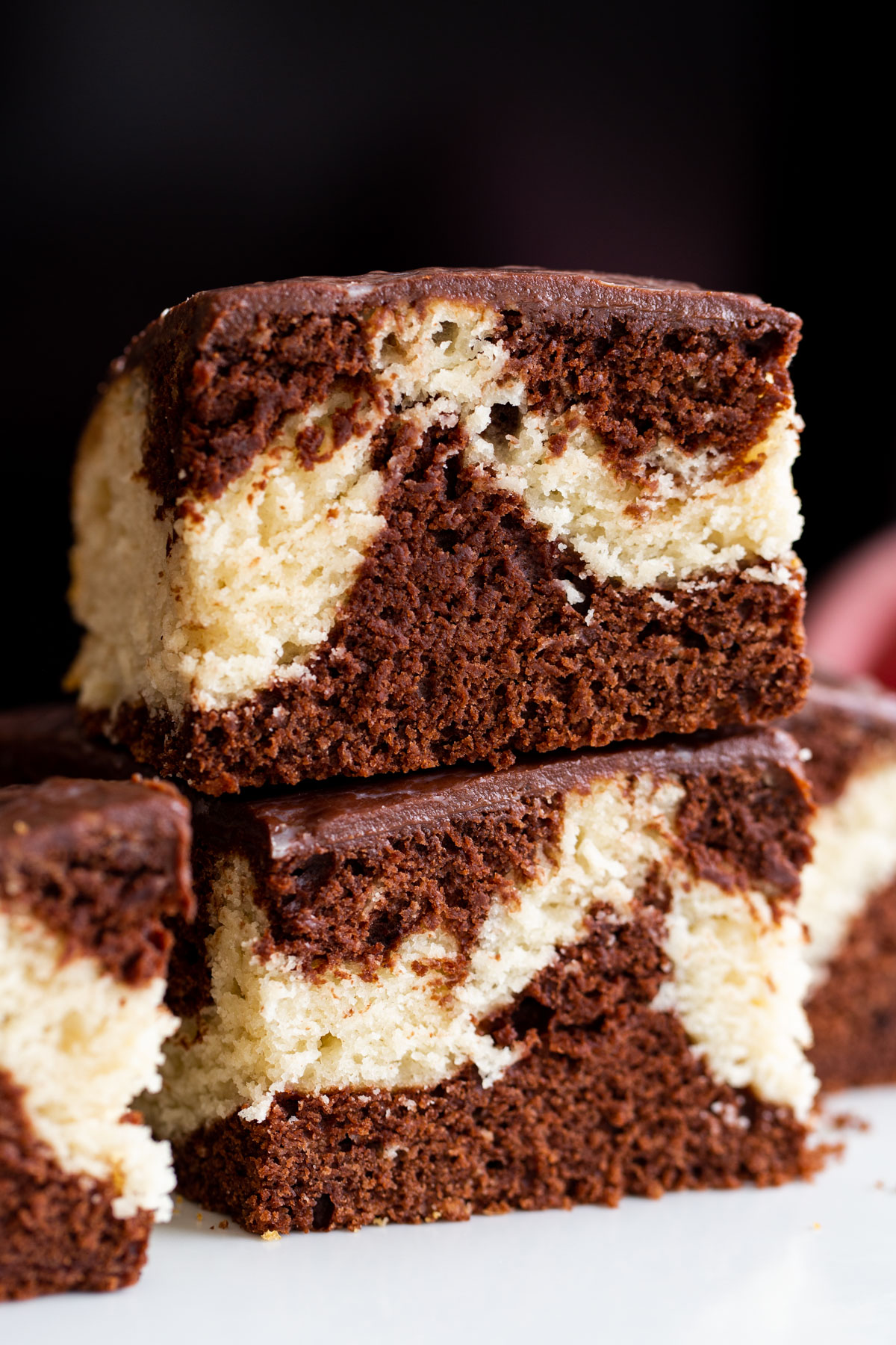Vegan Marble Mocha Cake