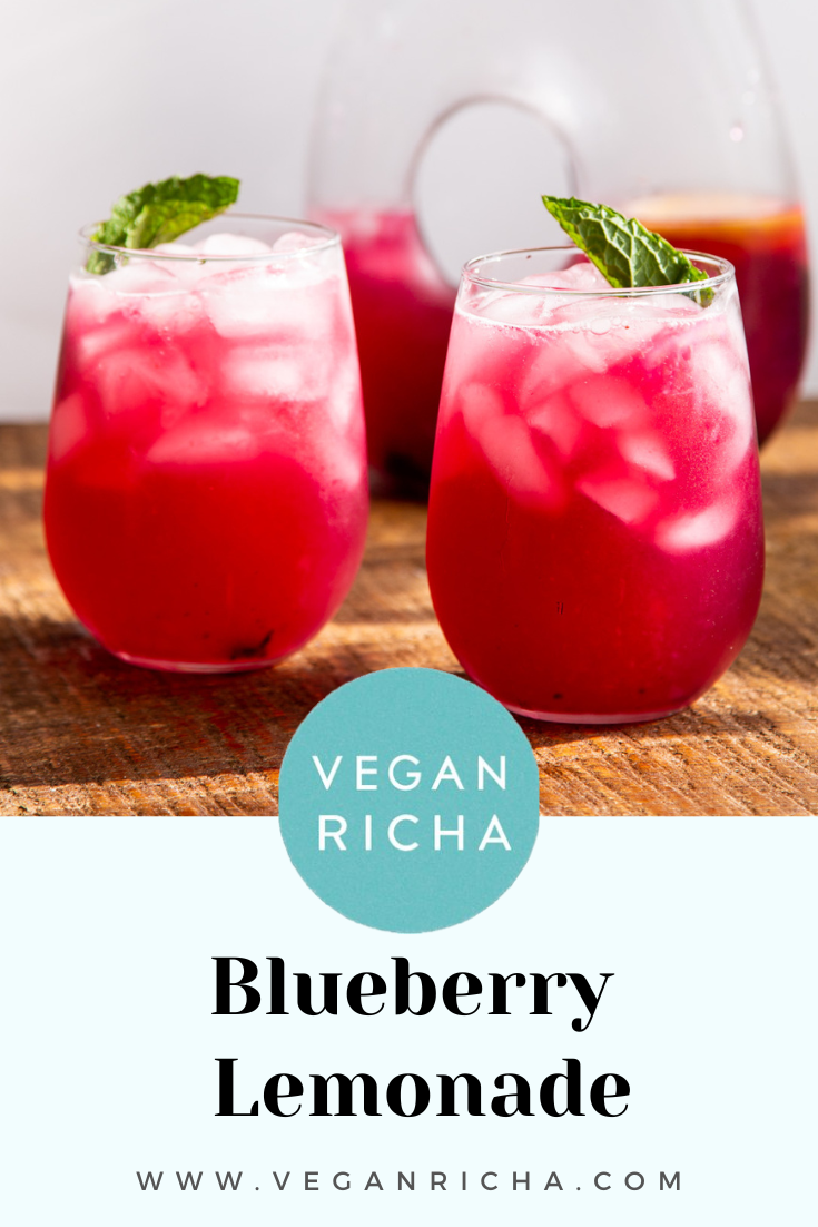 Fresh Blueberry Lemonade Vegan Richa
