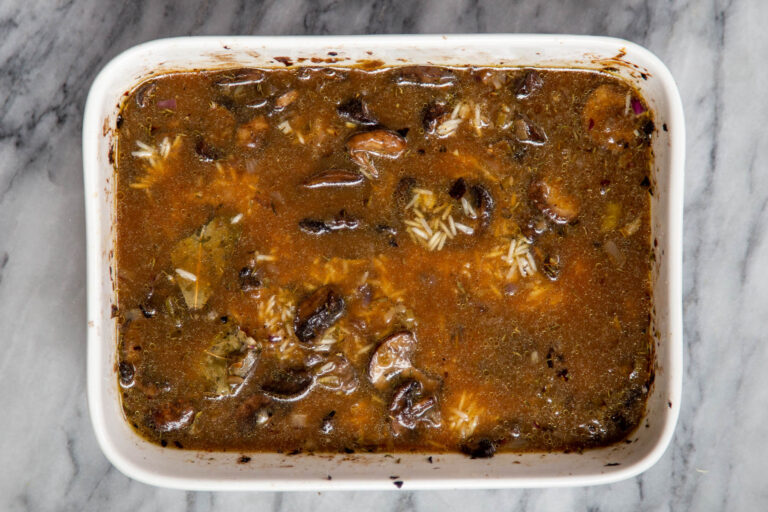 Baked Vegan Mushroom Rice