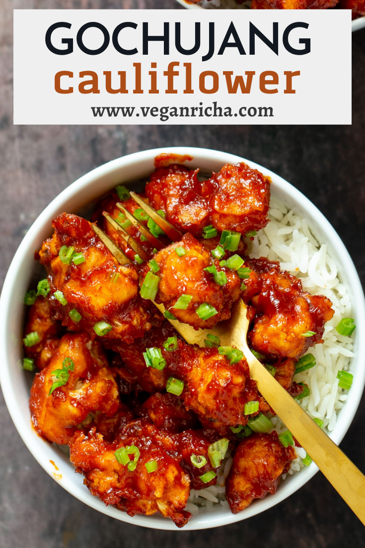 Baked Gochujang Cauliflower Wings Karinokada