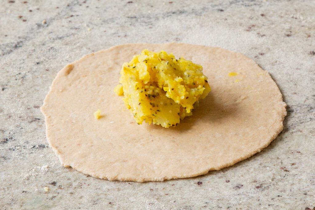Instant Paratha Multigrain Aloo Paratha (Potato-Stuffed Indian Flatbread)