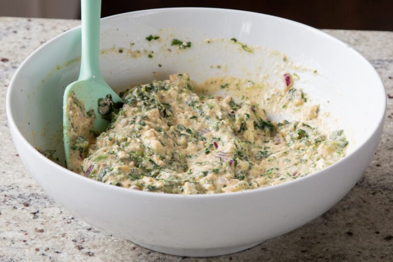 Spinach Waffles (Vegan Palak Paneer Waffles)