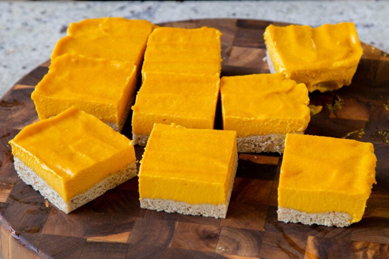 Mango Bars (dairyfree with glutenfree option!)