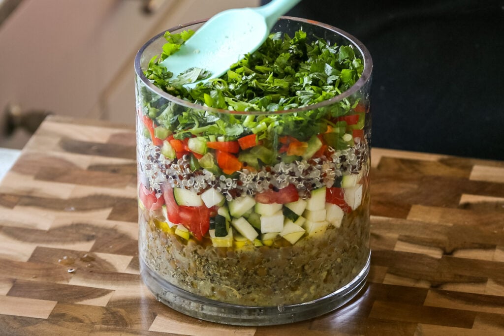 Easy Lentil Quinoa Salad with Herbed Vinaigrette