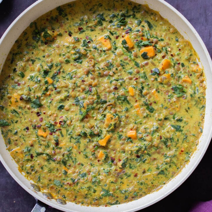 Lentil Coconut Curry (no tomato!)