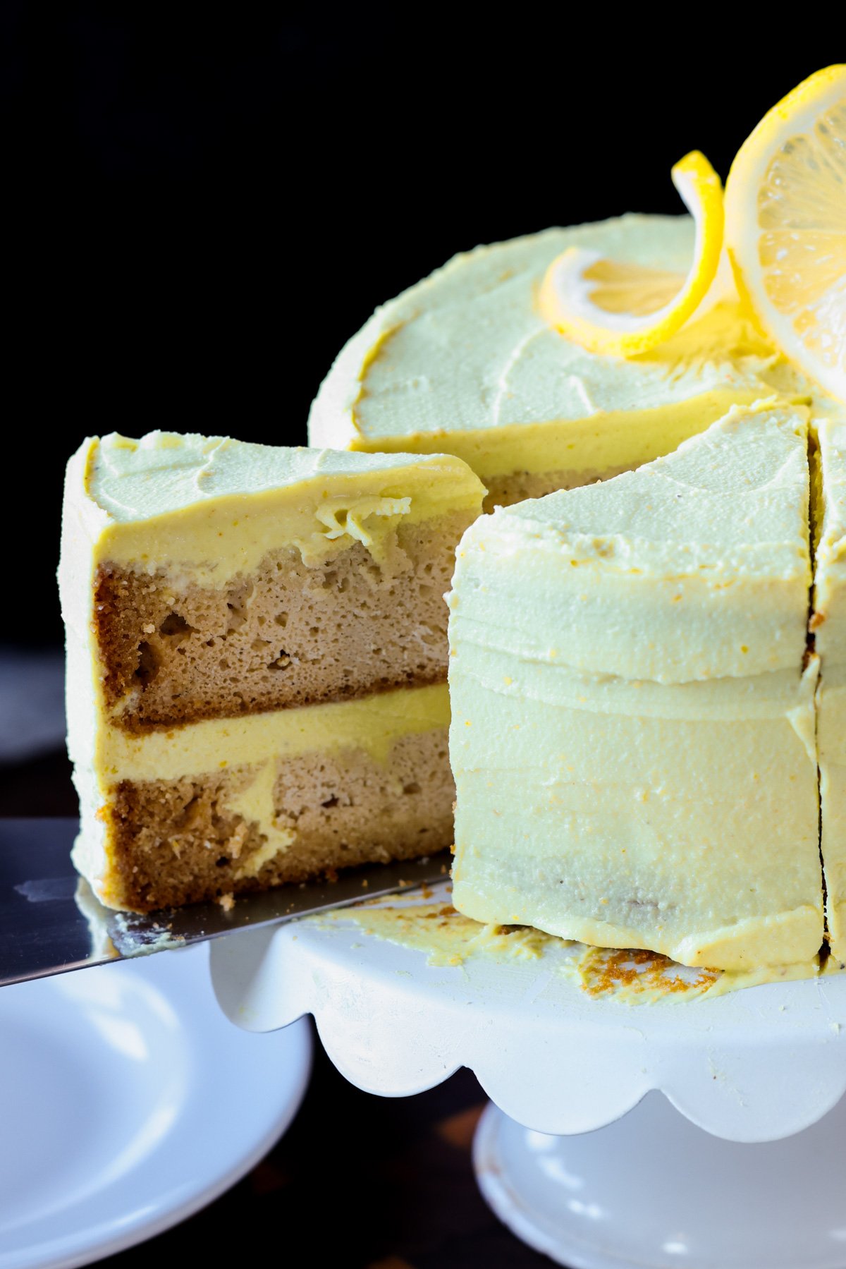 Vegan Lemon Cake (soy-free, nut-free, gluten-free options)