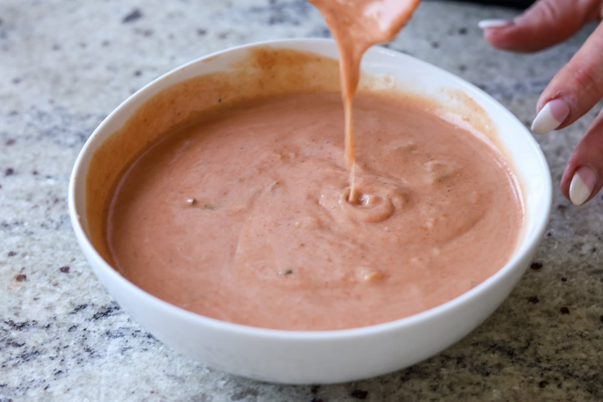 vegan butter chicken sauce after mixing