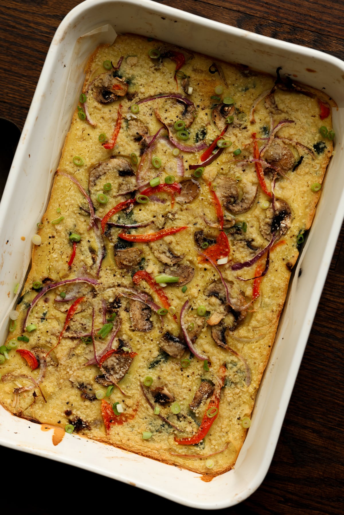 Moong Dal Frittata/Lentil ”egg” bake