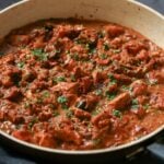 paneer ghee roast in the pan after cooking