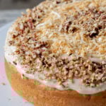 close-up of an Italian wedding cake