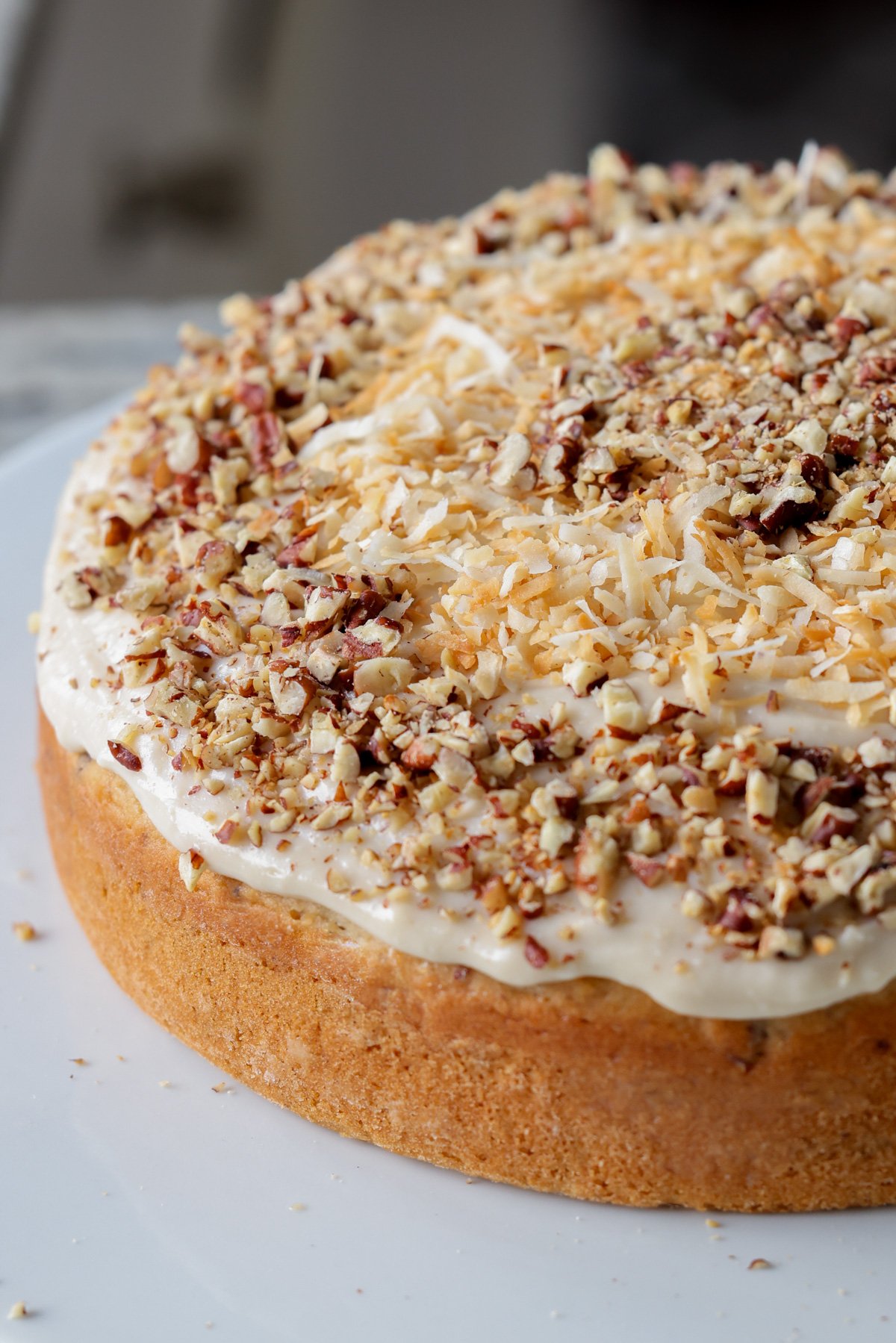 close-up of an Italian wedding cake