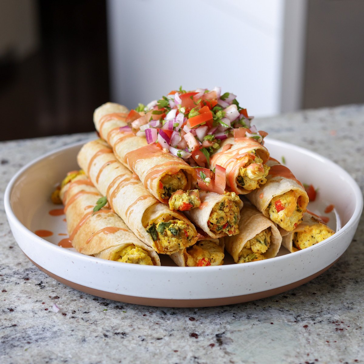 Straightforward Breakfast Taquitos