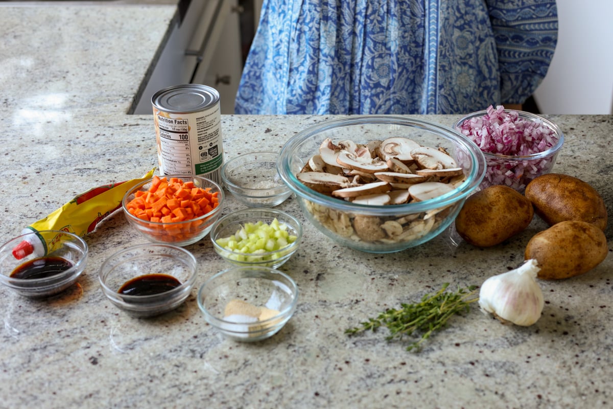 mushroom potato casserole ingredients